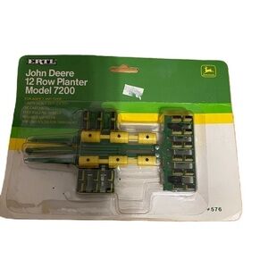 John Deere 12 Row Planter 1/64 Farm Toy NEW 7200 ERTL Implement Tractor Green